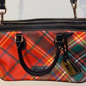 Dooney & bourke tartan plaid purse